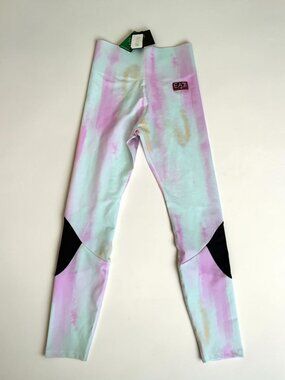 EMPORIO ARMANI Multi Color Active Leggings Size Medium NEW NWT